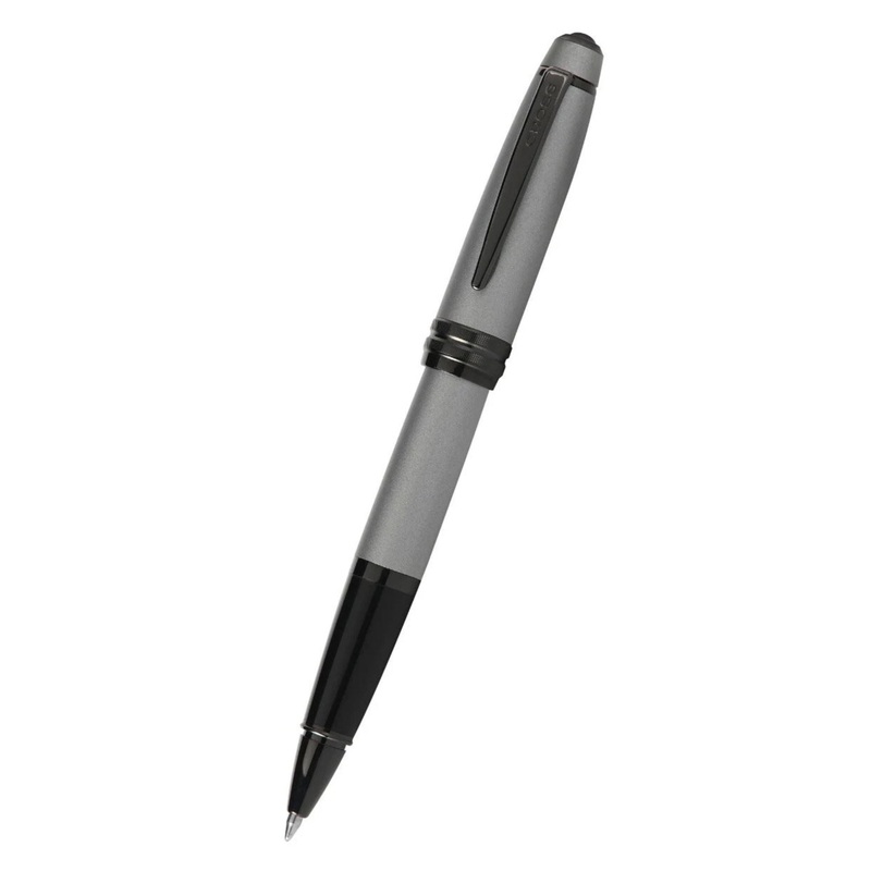 Cross Bailey Matte Gray Lacquer Rollerball Pen AT0455-20