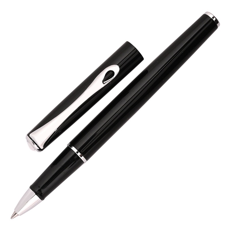 Diplomat Traveller Roller Ball Pen – Black Lacquer CT