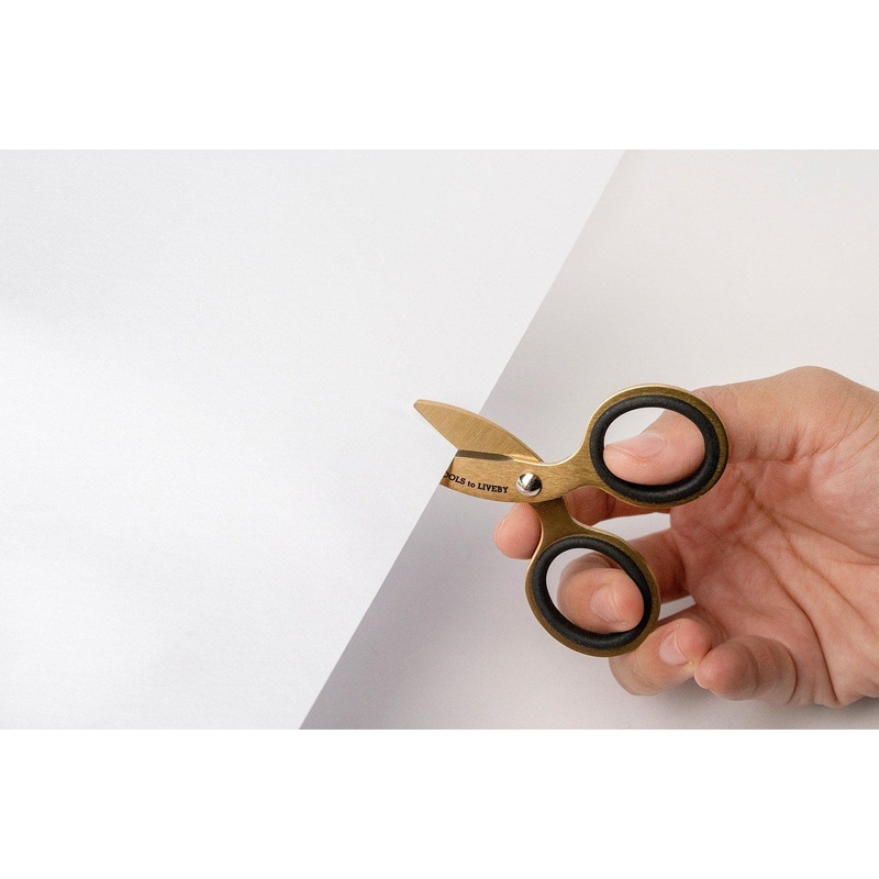 Tools to Liveby Gold Mini Scissors 3″