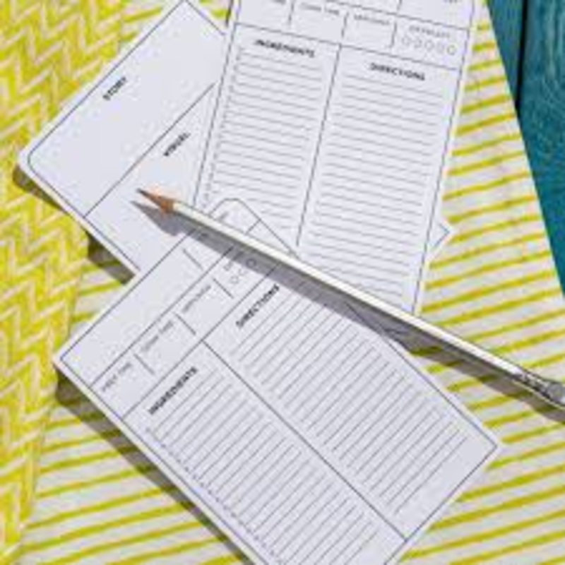 Blackwing Volume 140 Recipe Cards