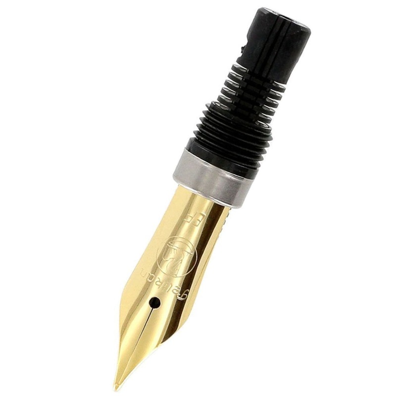 Pelikan Replacement Nib in Stainless Steel Gold-Plated Medium