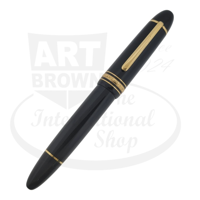 Preowned Montblanc Mesiterstuck 149 Black & Gold Medium Fountain Pen, Montblanc-17