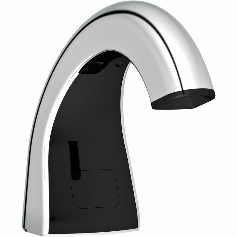Rubbermaid Commercial One Shot Touch-free Soap Dispenser – Automatic – Chrome, Black – 1 Each