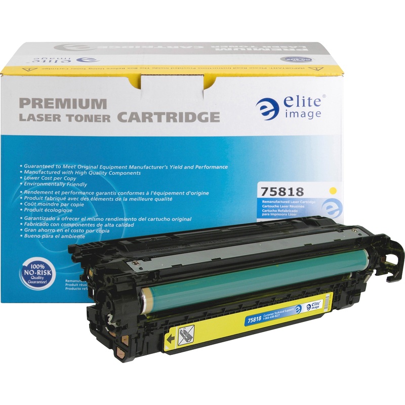 Elite Image Remanufactured Laser Toner Cartridge 507A (CE402A) – Yellow – 1 Each – 6000 Pages