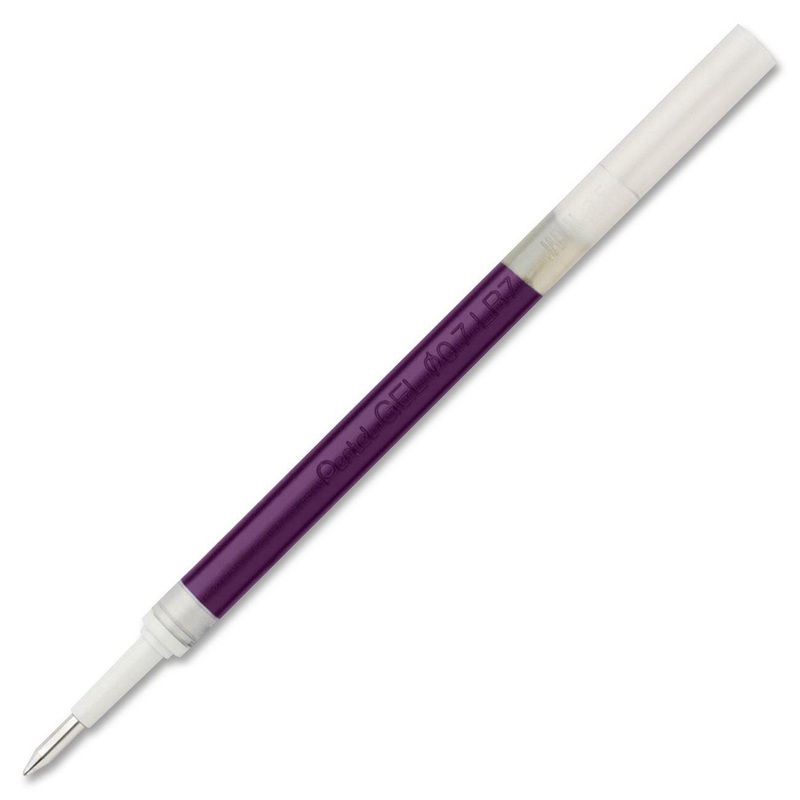 EnerGel Retractable Gel Pen Refill – 0.70 mm – Violet Ink – Metal Tip, Smear Proof, Smudge Proof, Quick-drying Ink – 1 Each