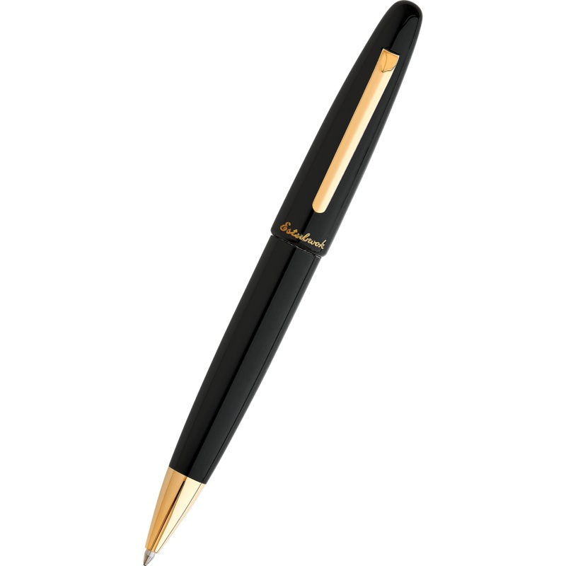 Esterbrook Estie Ballpoint Pen – Ebony – Gold Trim