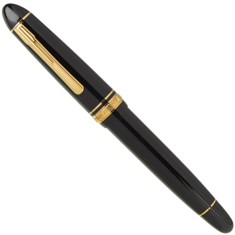 Platinum President Fountain Pen – Black w/ Gold Trim Ultra Extra Fine