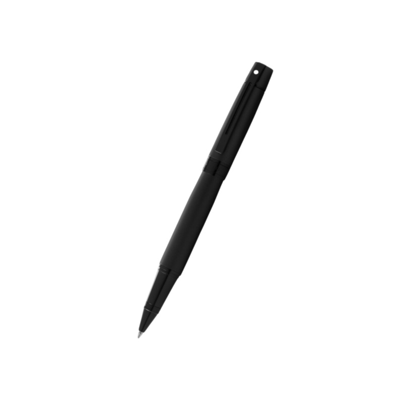 Sheaffer 300 E9343 Rollerball Pen – Matte Black Lacquer with Polished Black Trims