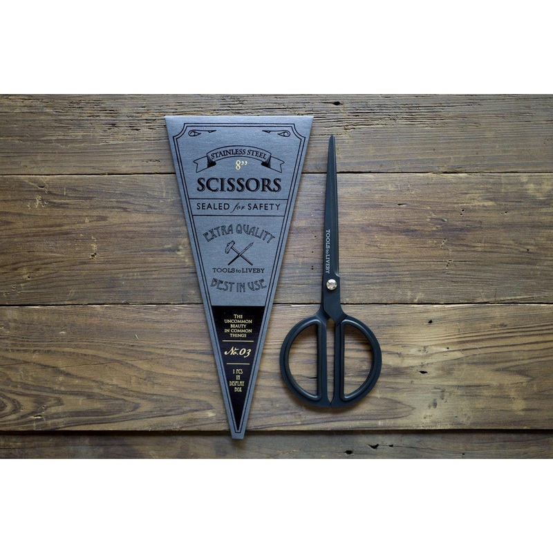 Tools to Liveby Black Scissors 8″