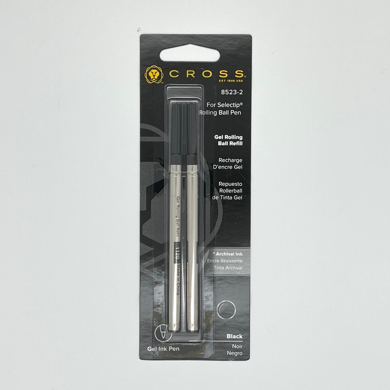 Cross #8523-2 Gel Rolling Ball Refill Medium Black