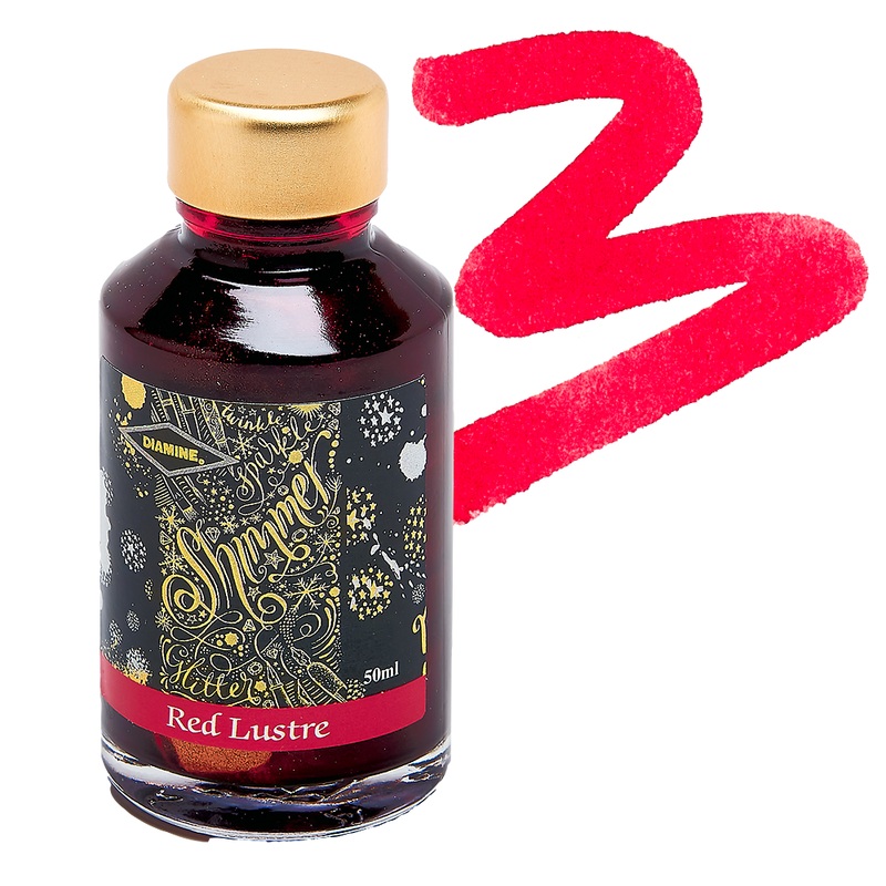 Diamine Ink Shimmer Red Luster 50ml