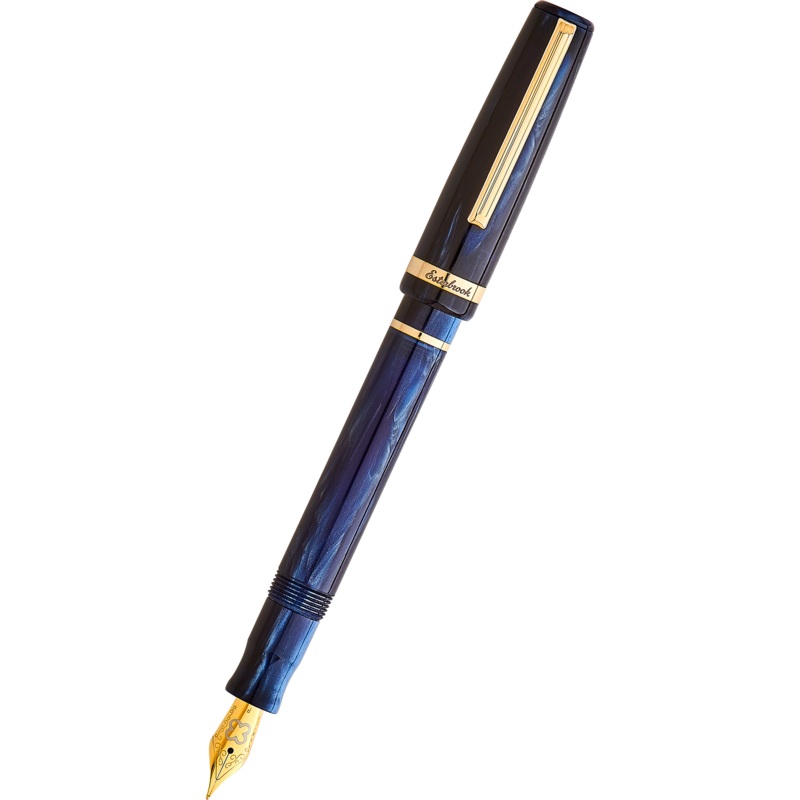 Esterbrook JR Fountain Pen – Capri Blue – Gold Trim – Pocket Extra Fine