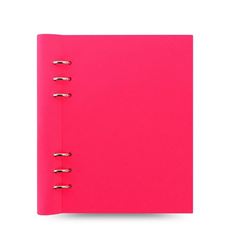 Filofax A5 Clipbook  Saffiano Fluro Pink