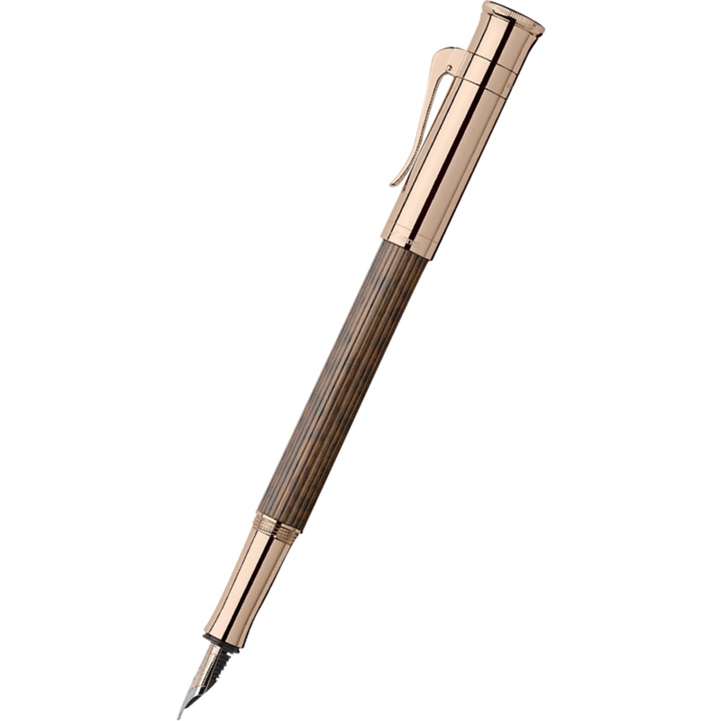 Graf Von Faber-Castell Classic Fountain Pen – Snakewood – Rose Gold Trim (Special Edition) Fine