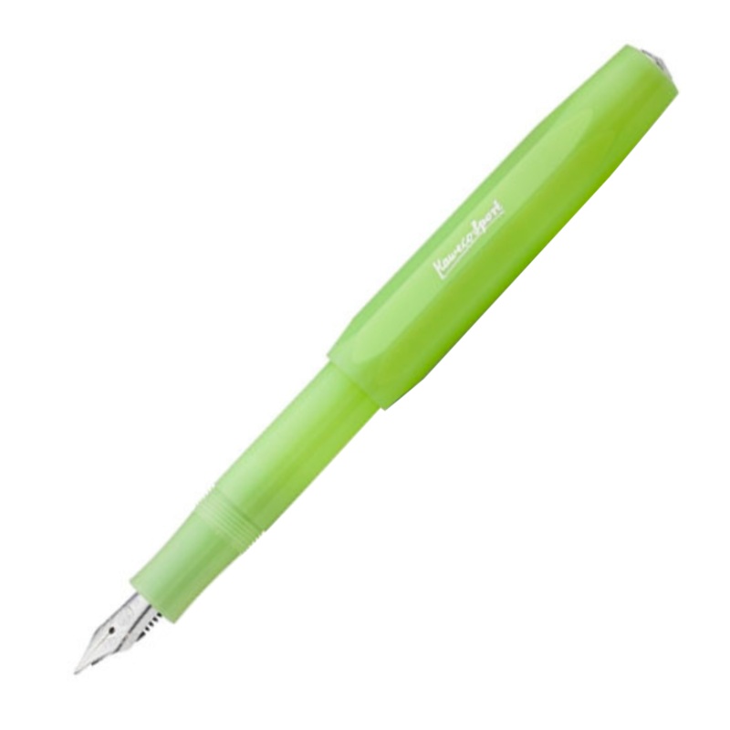 Kaweco Frosted Sport Fountain Pen – Lime Extra-Fine