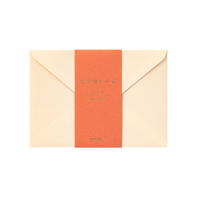 Midori Giving A Color Brown Envelopes