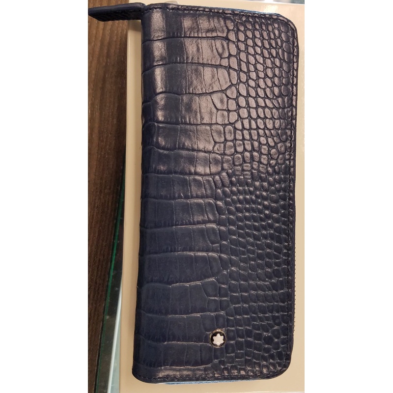 Montblanc Meisterstuck Selection 2 Pen Pouch – Indigo