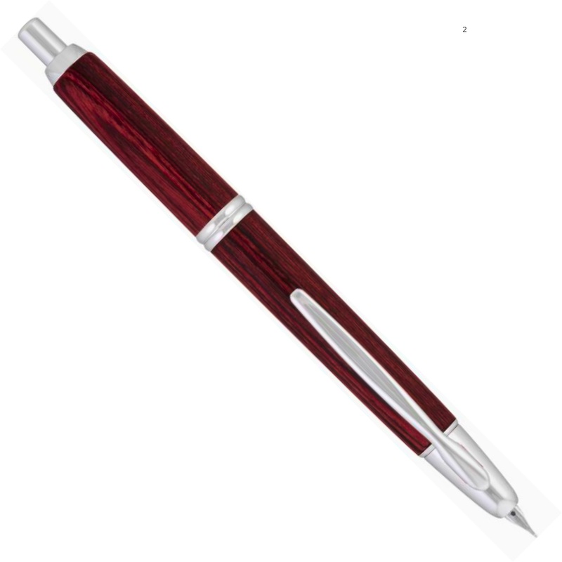 Pilot Vanishing Point Red Birchwood – Fountain Pen Fine (F)