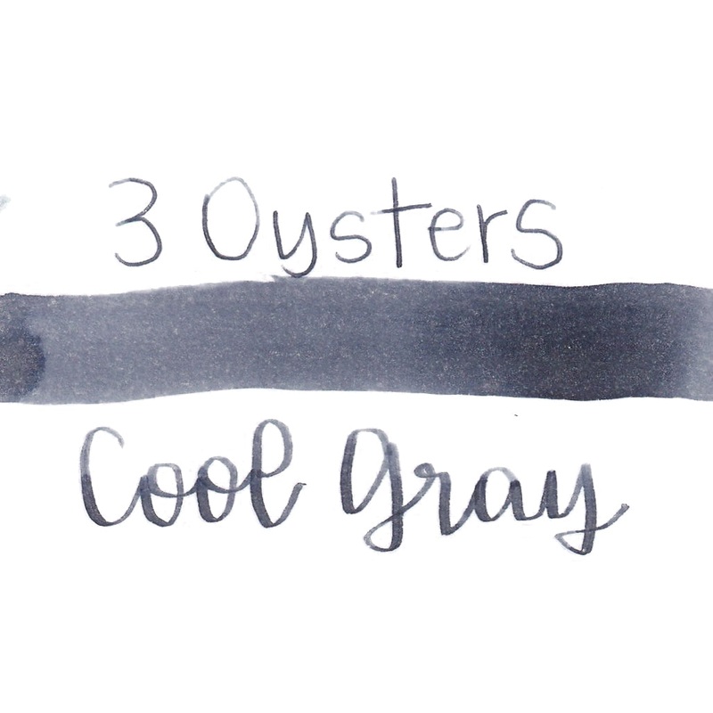 3 Oysters Ink – Delicious Cool Gray 38ml Bottle