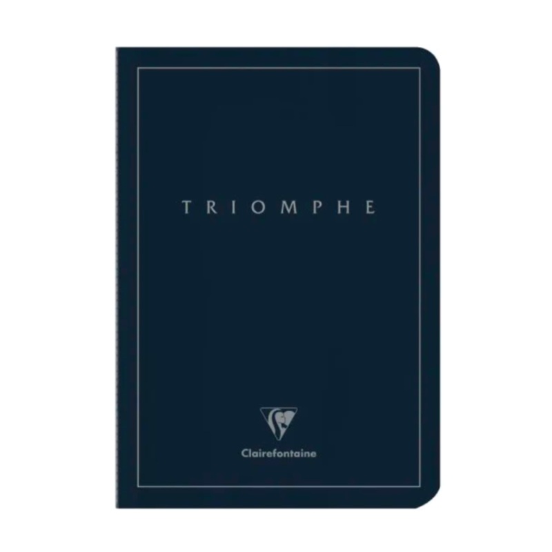Clairefontaine Triomphe Blank A5 Notebook (6 x 8 ) – Blue
