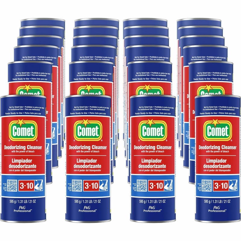 Comet Deodorizing Cleanser – For Multipurpose – 21 oz (1.31 lb) – Recommended For: Stain Remover – Deodorize – 24 / Carton