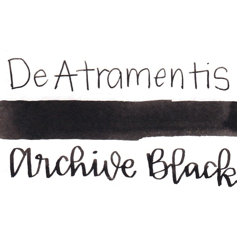 De Atramentis Archive Ink Black 45ml Bottle