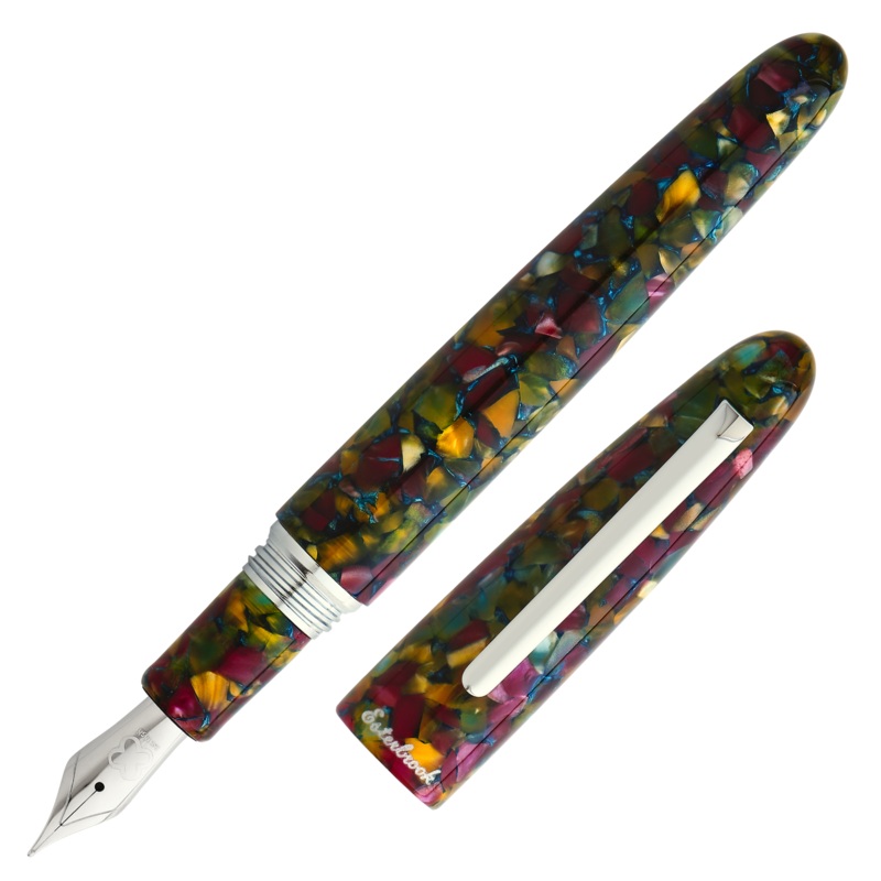 Esterbrook Estie Standard Fountain Pen, Botanical Gardens, Palladium trim Fine