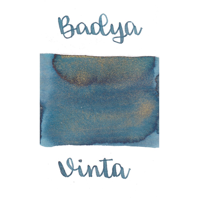 Vinta Inks – Hello, Rain Collection – Overcast Blue- Badya 1865 30ml Bottle