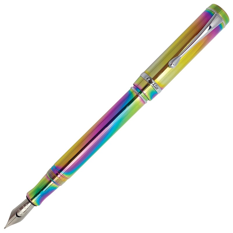 Conklin Duragraph Special Edition Rainbow Fountain Pen Extra Fine