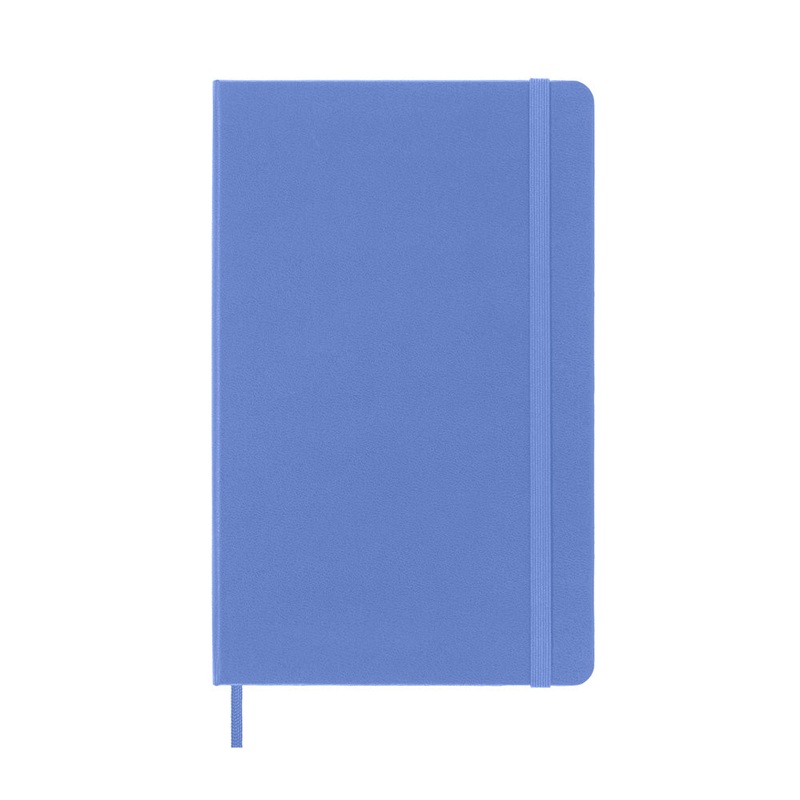 Moleskine Large Hardcover Classic Ruled Notebook – Hydrangea Blue