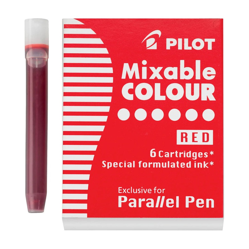 Pilot Parallel Mixable Ink Cartridges – Red