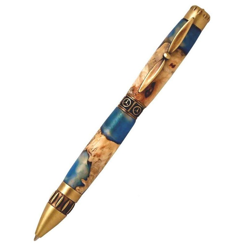 Propeller Ballpoint Pen Kits Chrome