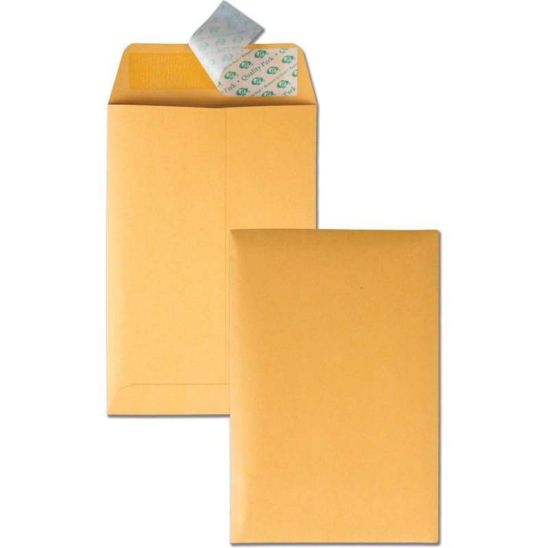 Quality Park 6 x 9 Catalog Mailing Envelopes with Redi-Strip Self-Seal Closure – Catalog – 6″ Width x 9″ Length – 28 lb – Peel & Seal – Kraft – 100 / Box