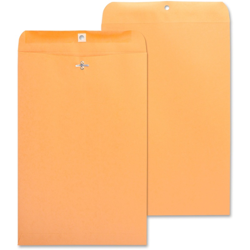 Business Source Heavy-duty Clasp Envelopes – Clasp – #98 – 10″ Width x 15″ Length – 28 lb – Clasp – Kraft – Kraft – 100 / Box