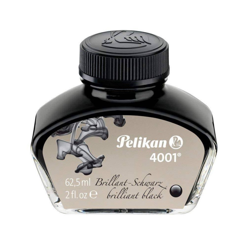 Pelikan 4001 Brilliant Black Bottled Ink (62.5ml)