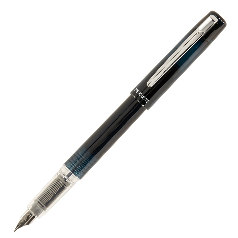 Platinum Prefounte Fountain Pen – Graphite Blue Fine