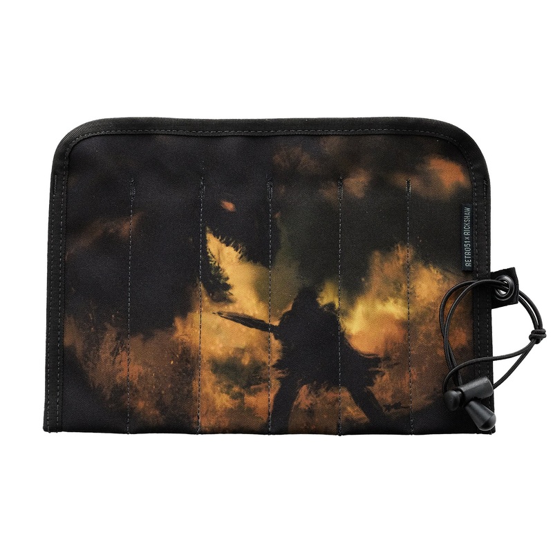 Retro 51 X Rickshaw Bagworks Simple 6-Pen Hand Roll – Fire & Dice 2e: Fighter