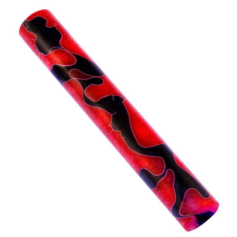 Aquabright Pen Blank – Red & Black