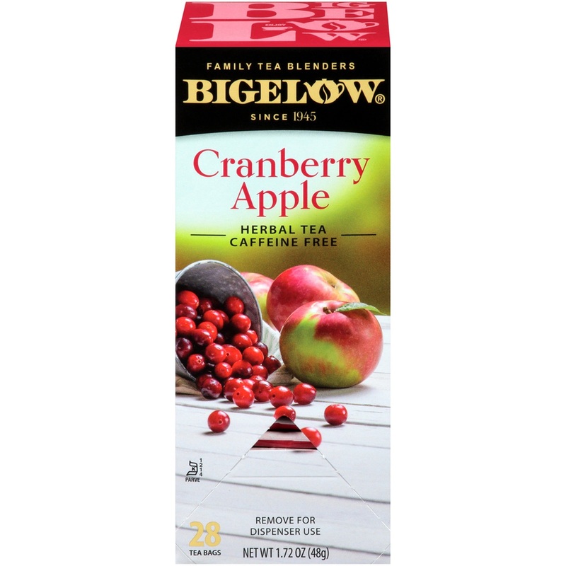 Bigelow Cranberry Apple Herbal Tea Bag – Herbal Tea – 28 Teabag – 28 / Box