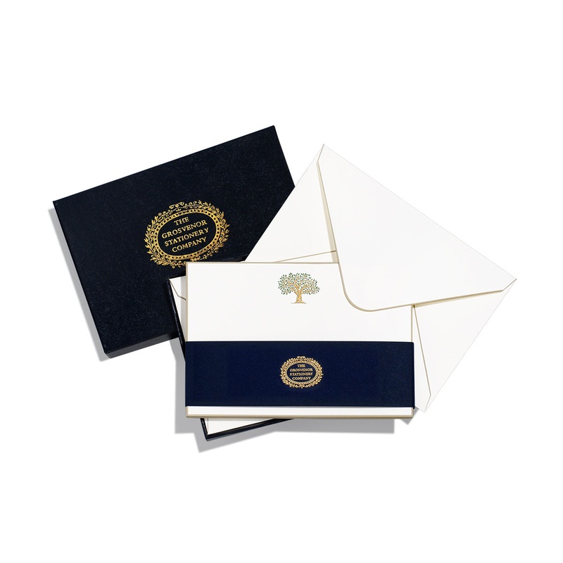 Grosvenor Cards & Envelopes – Olive Tree (10ct.)