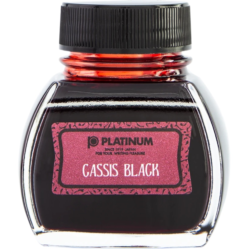 Platinum Classic Cassis Black Ink Bottle 60ml