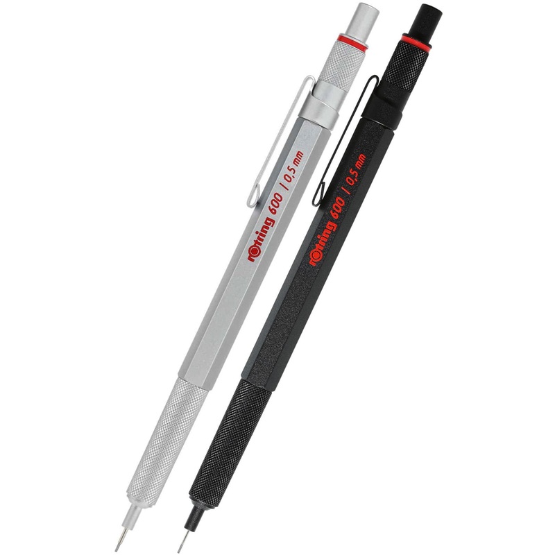 Rotring 600 Mechanical Pencil – 0.5mm Lead Black