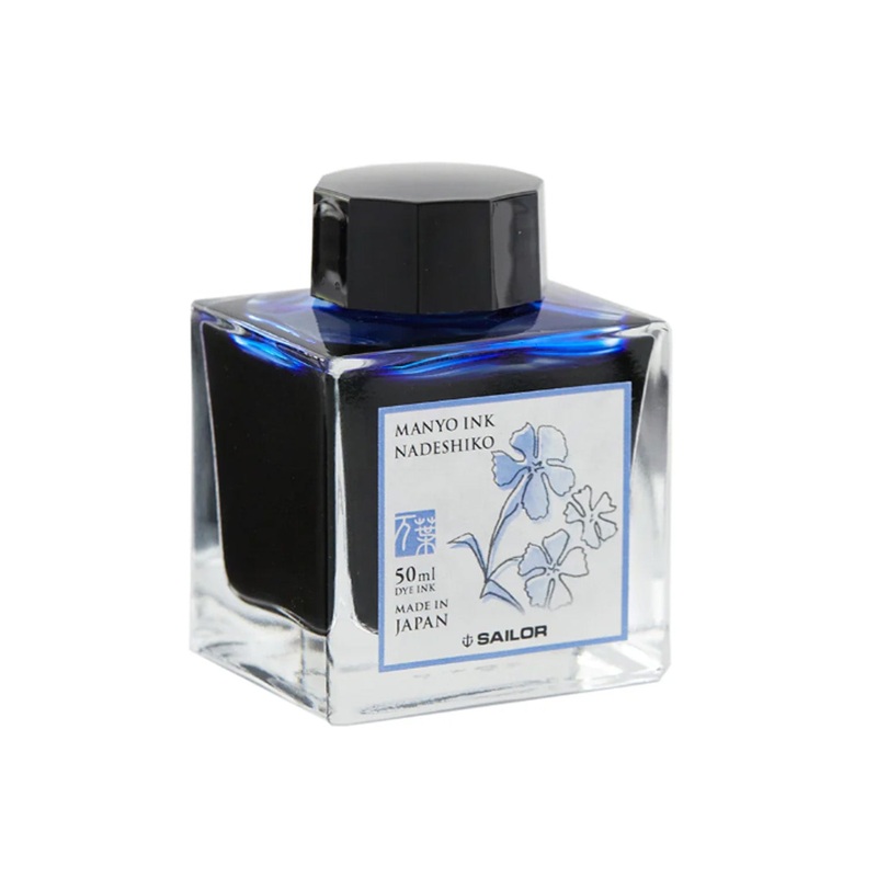 Sailor Manyo Nadeshiko Ink Bottle, Blue – 50ml