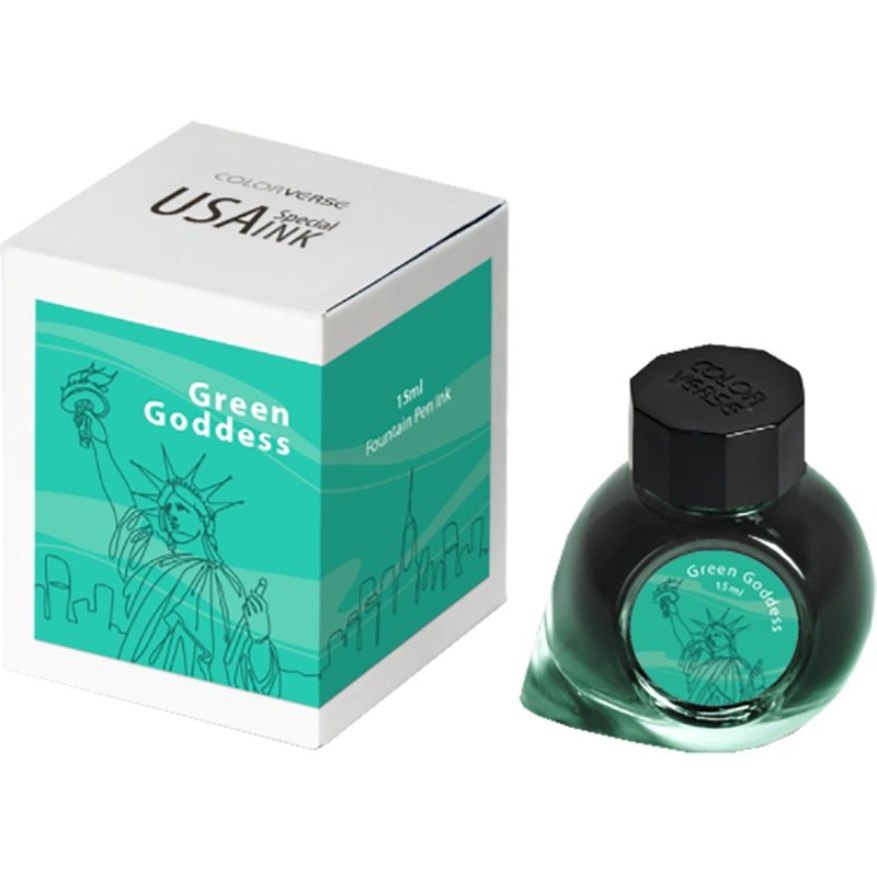 Colorverse USA Special Ink Bottle – New York (Green Goddess) – 15 ml
