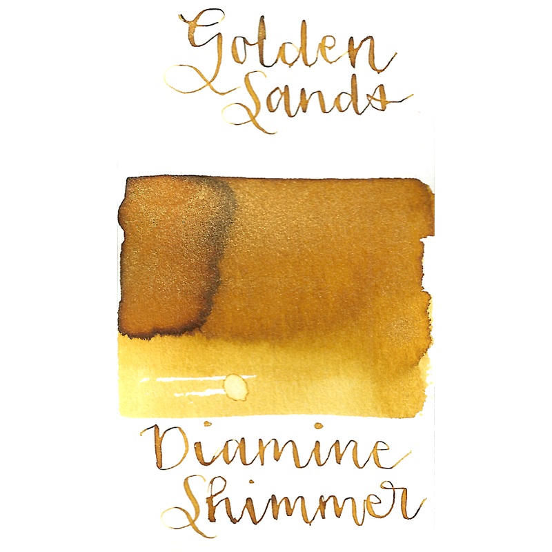 Diamine Shimmer-tastic Golden Sands 50ml Bottle