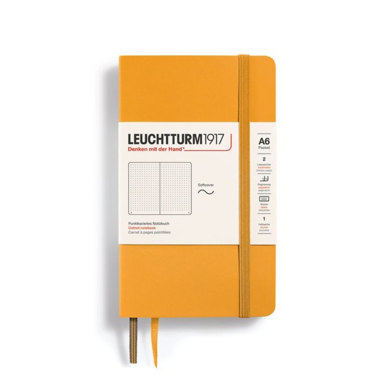 Leuchtturm1917 A6 Pocket Softcover Dotted Notebook – Rising Sun