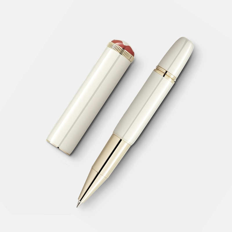 Montblanc Heritage Rouge et Noir “Baby” Special Edition Ivory-Colored Rollerball