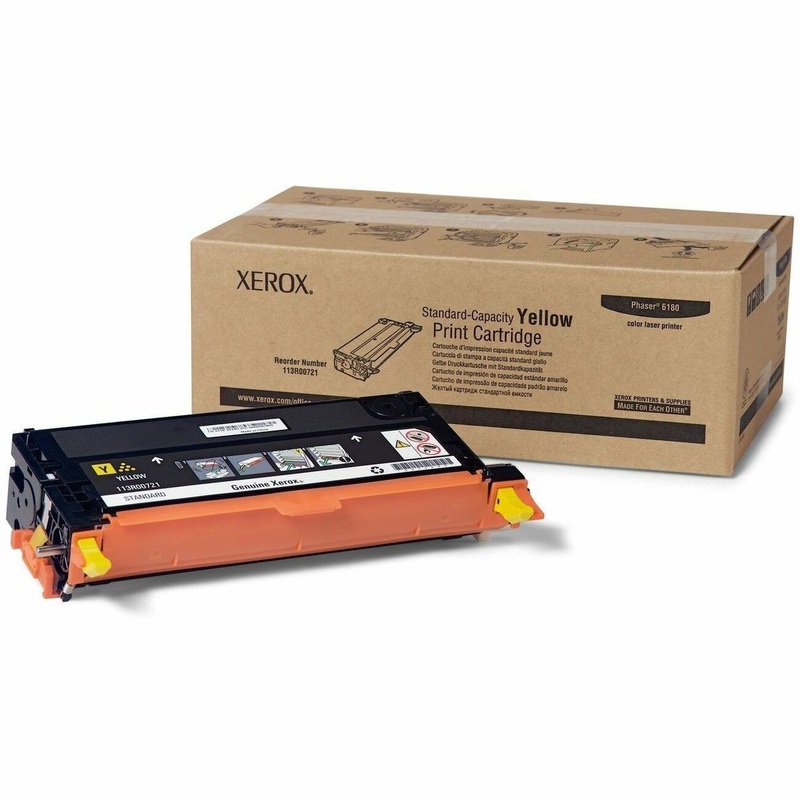 Xerox Original Laser Toner Cartridge – Yellow – 1 Each – 2000 Pages