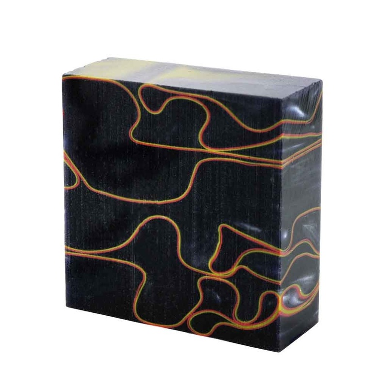 Acrylic Ring Blank – Neon Swirl