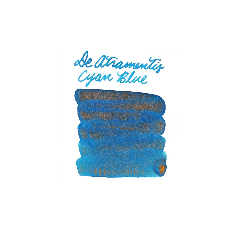 De Atramentis Pearlescent Cyan Blue-Copper – Ink Sample